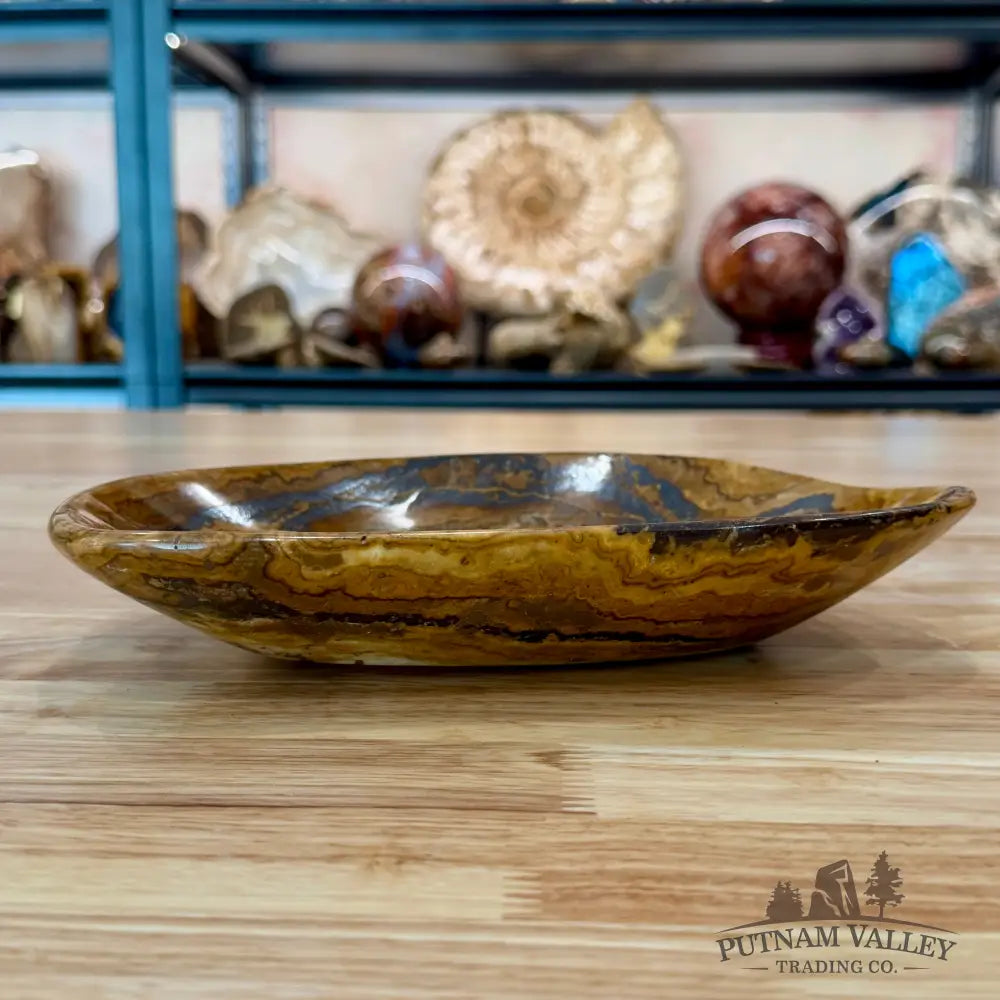 Reserve Moroccan Amber Onyx Bowl 9’’ - Bowl