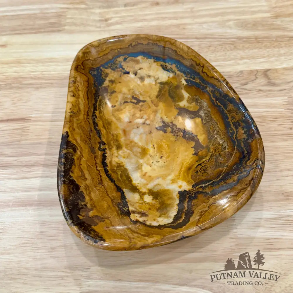 Reserve Moroccan Amber Onyx Bowl 9’’ - Bowl