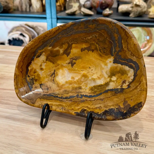 Reserve Moroccan Amber Onyx Bowl 9’’ - Bowl
