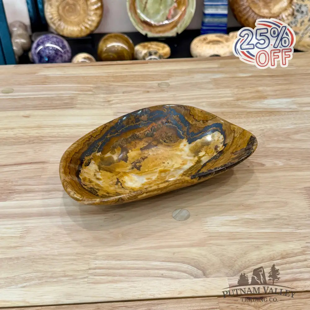 Reserve Moroccan Amber Onyx Bowl 9’’ - Bowl