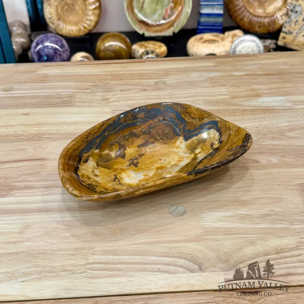 Reserve Moroccan Amber Onyx Bowl 9’’ - Bowl