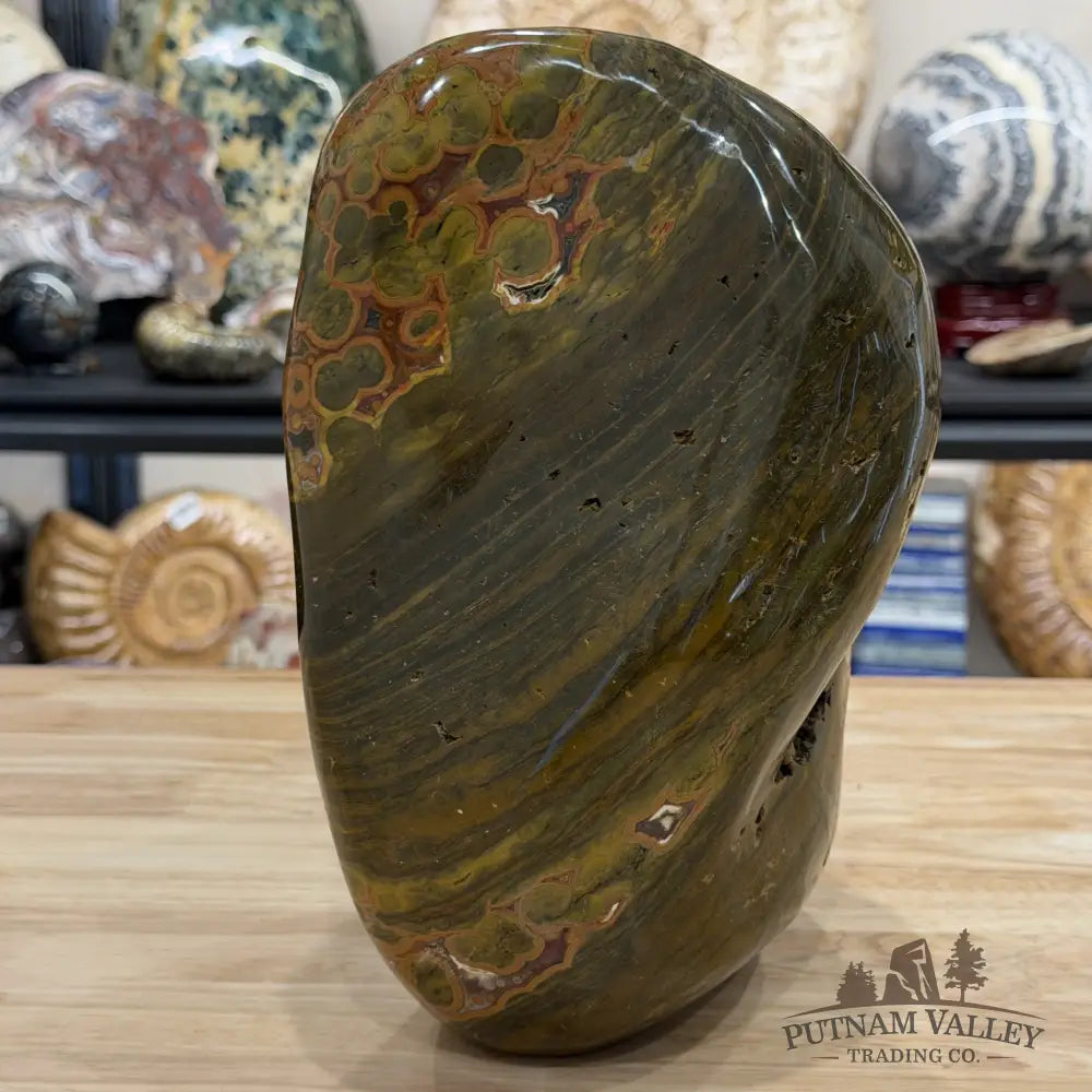 Reserve Ocean Jasper Freeform Statement Accent 10’’ | 20.42lb - Free Standing Accent