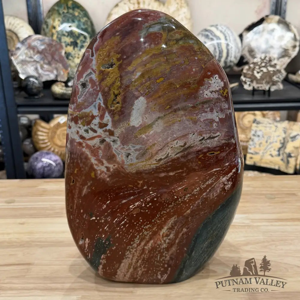 Reserve Ocean Jasper Freeform Statement Accent 14.5’’ | 29.62lb - Free Standing Accent