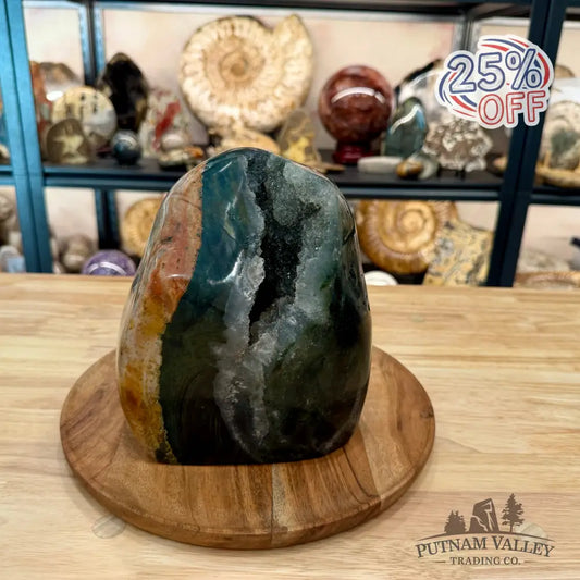 Reserve Ocean Jasper Table Accent 7.64’’ - Free Standing Accent