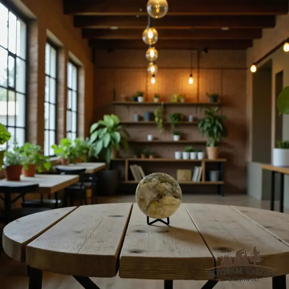 Real Reserve Petrified Wood Sphere 3.3" - Putnam Valley Trading Co.