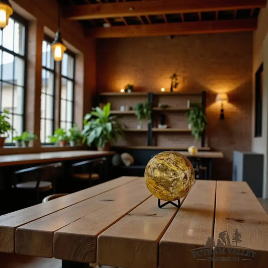 Reserve Petrified Wood Sphere 3.65" - Putnam Valley Trading Co.