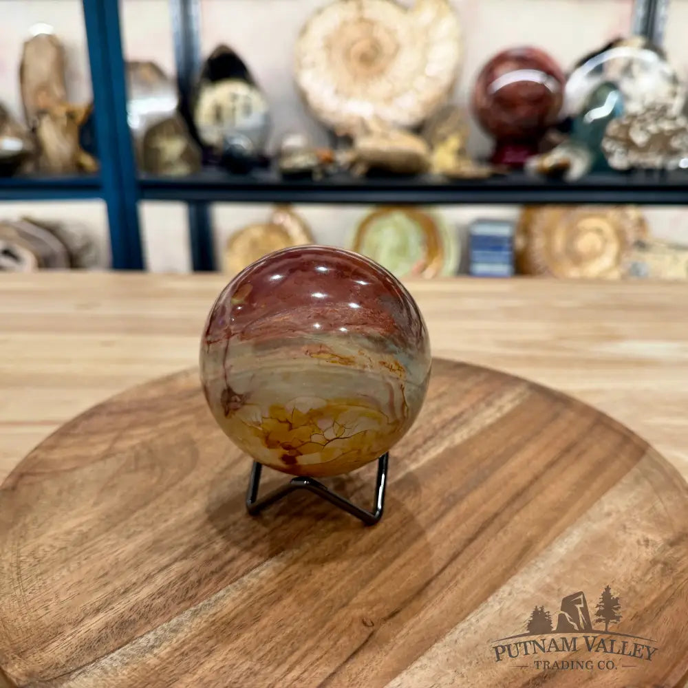 Reserve Polychrome Jasper Sphere 3.38’’ - Sphere