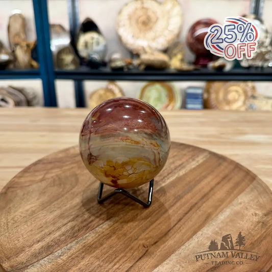 Reserve Polychrome Jasper Sphere 3.38’’ - Sphere