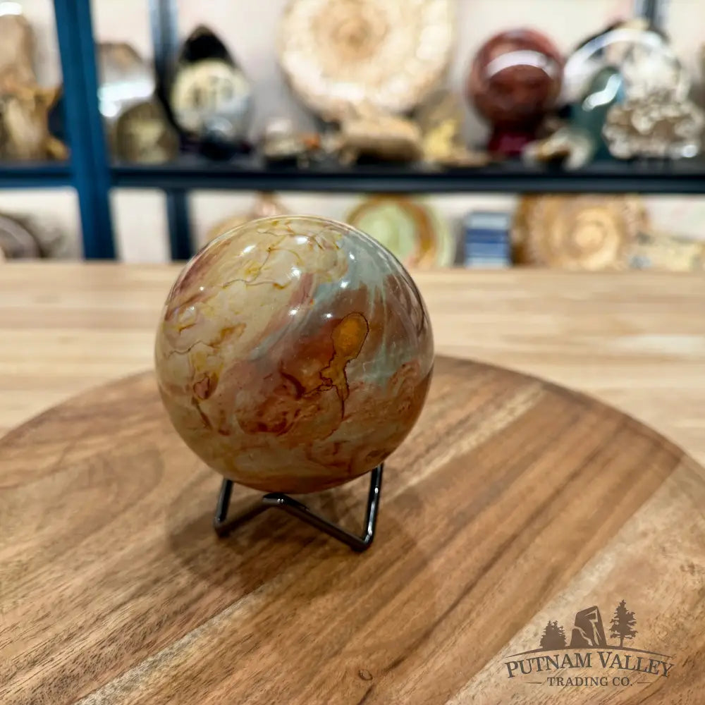 Reserve Polychrome Jasper Sphere 3.38’’ - Sphere