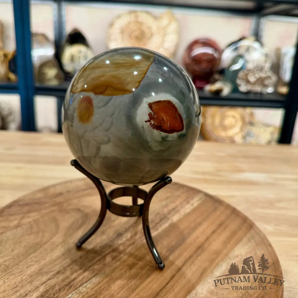 Reserve Polychrome Jasper Sphere 4.38’’ - Sphere
