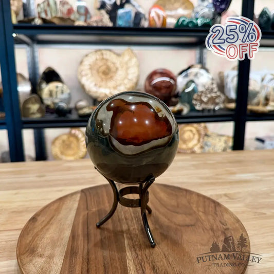 Reserve Polychrome Jasper Sphere 4.38’’ - Sphere