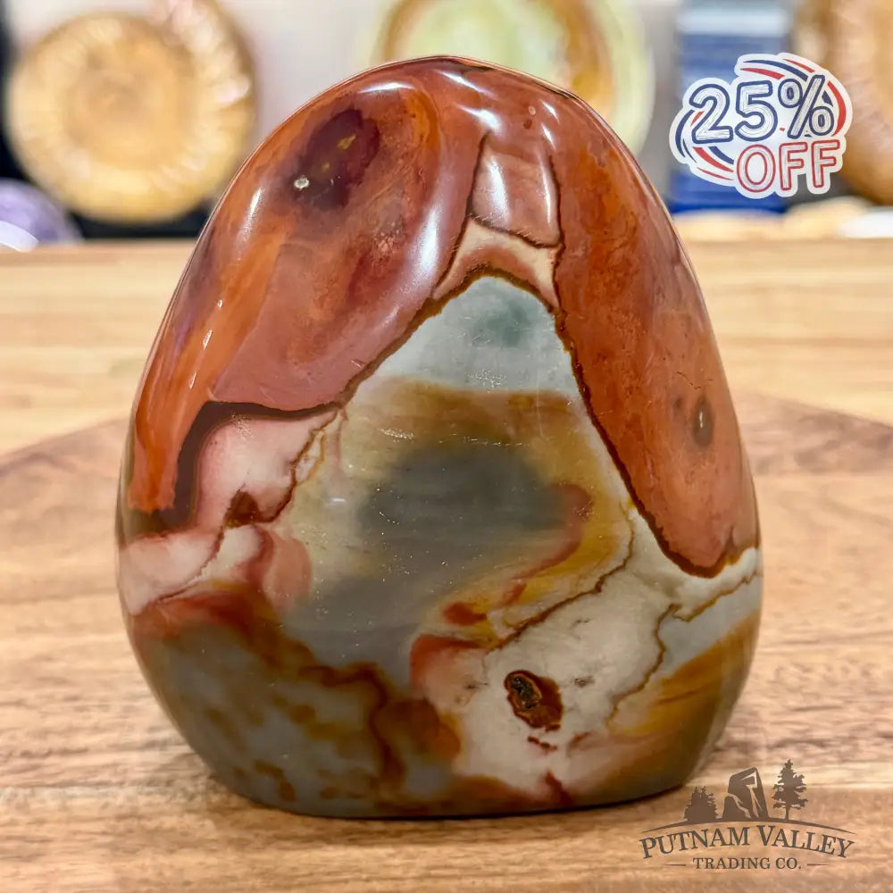 Reserve Polychrome Jasper Table Accent 4.3’’ - Sculpture