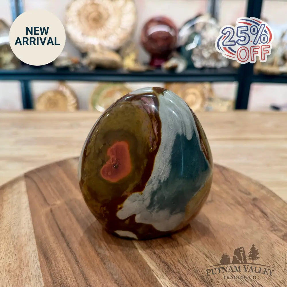 Reserve Polychrome Jasper Table Accent 4.43’’ - Free Standing Accent