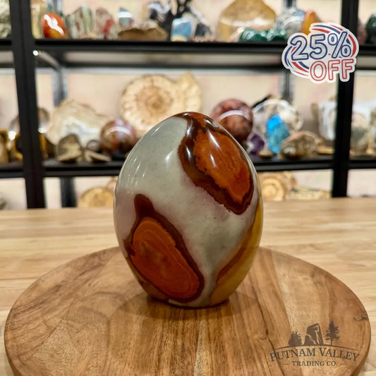 Reserve Polychrome Jasper Table Accent 6.1’’ - Free Standing Accent