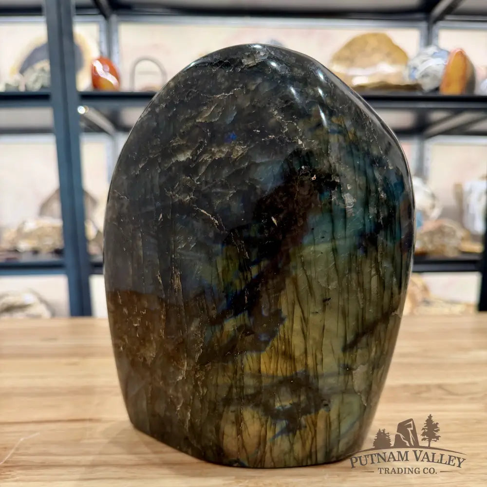 Reserve Rainbow Labradorite Table Accent 10’’ - Sculpture