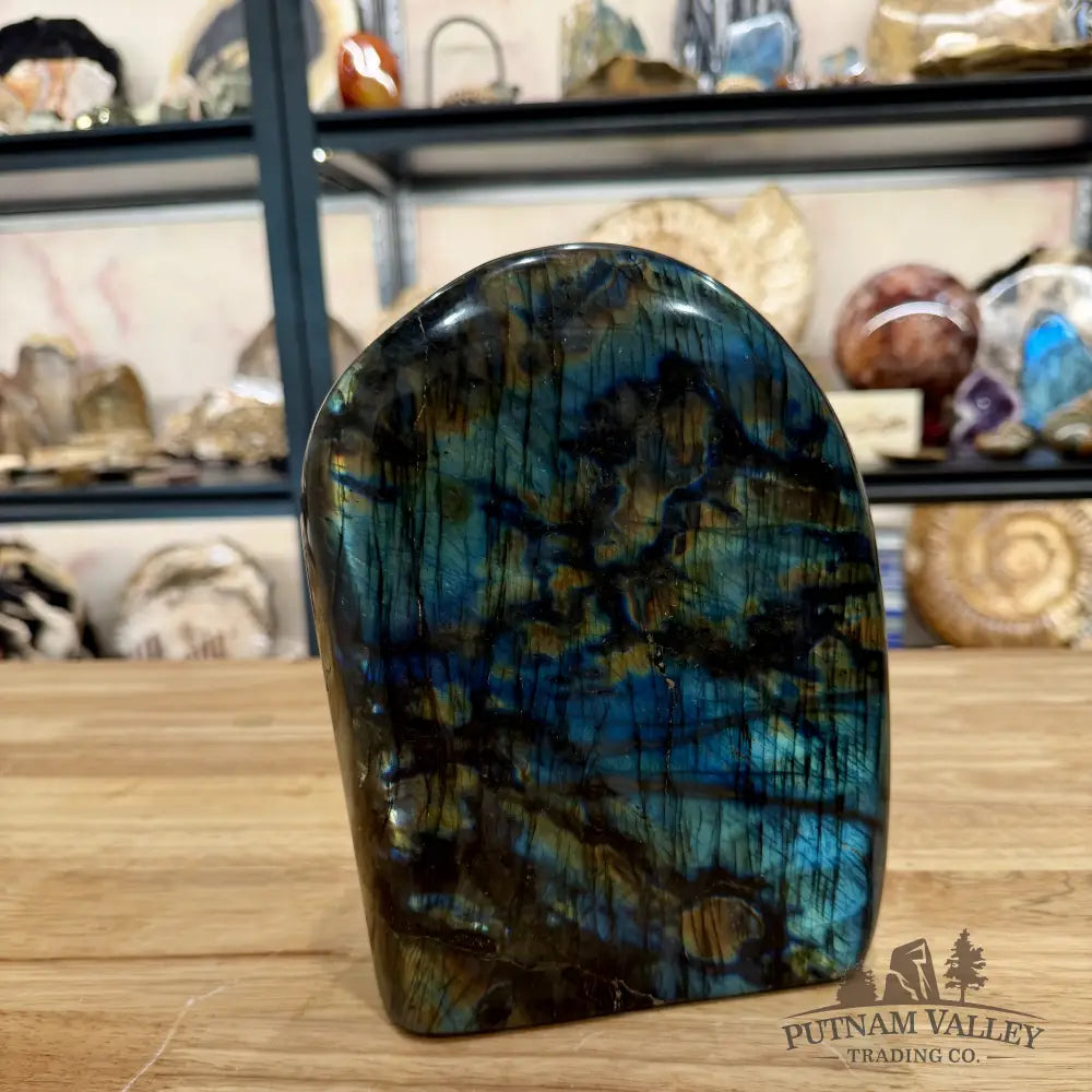 Reserve Rainbow Labradorite Table Accent 10’’ - Sculpture