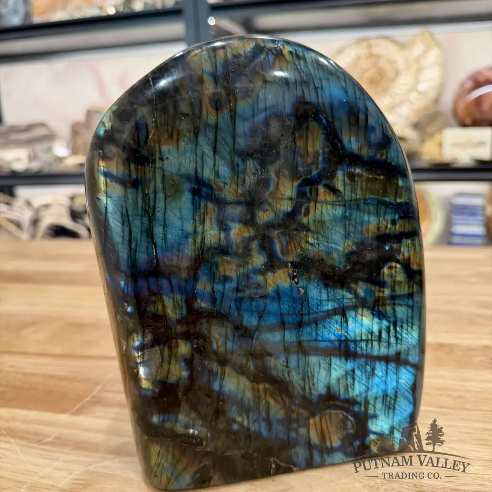 Reserve Rainbow Labradorite Table Accent 10’’ - Sculpture