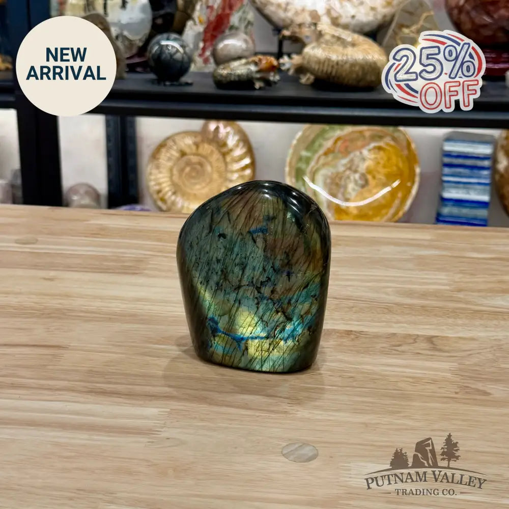 Reserve Rainbow Labradorite Table Accent 4.63’’ - Sculpture