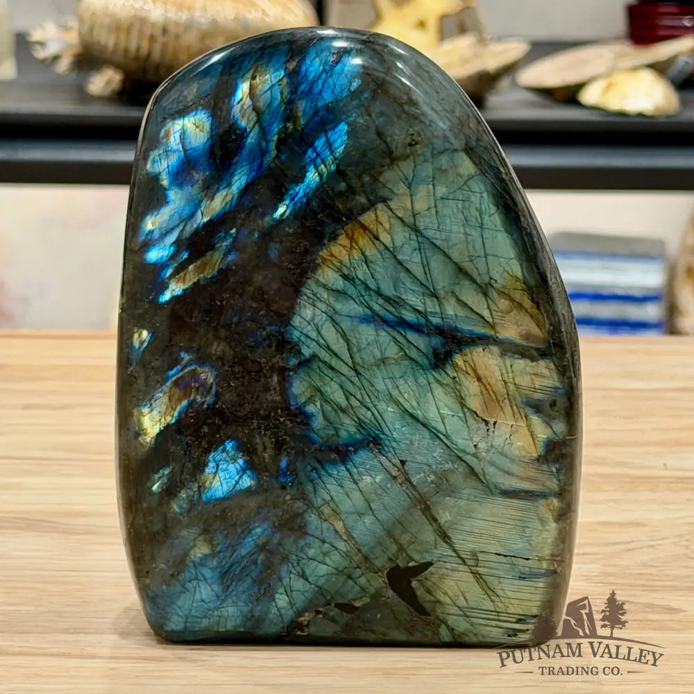 Reserve Rainbow Labradorite Table Accent 5.6’’ - Free Standing Accent