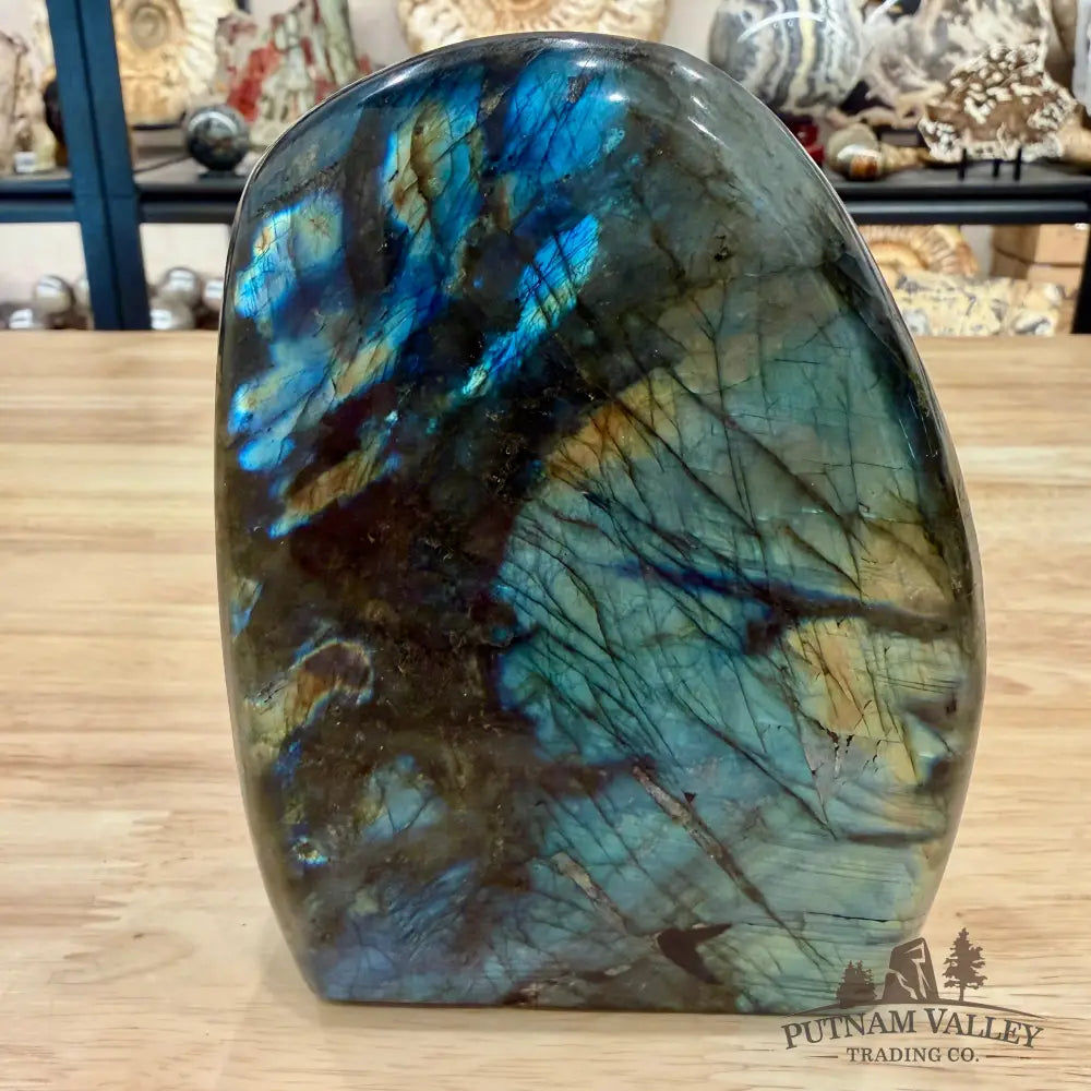 Reserve Rainbow Labradorite Table Accent 5.6’’ - Free Standing Accent
