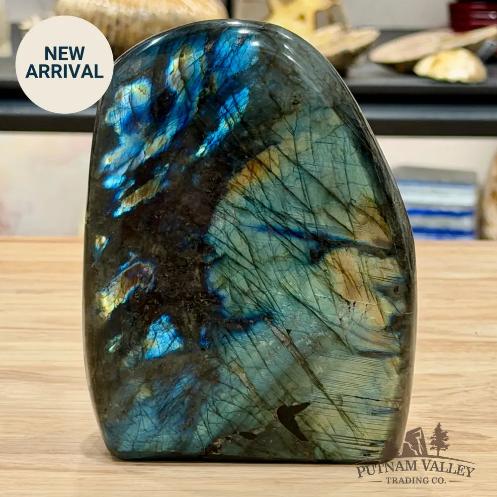 Reserve Rainbow Labradorite Table Accent 5.6’’ - Free Standing Accent
