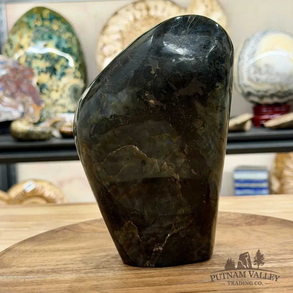 Reserve Rainbow Labradorite Table Accent 7.1’’ - Free Standing Accent