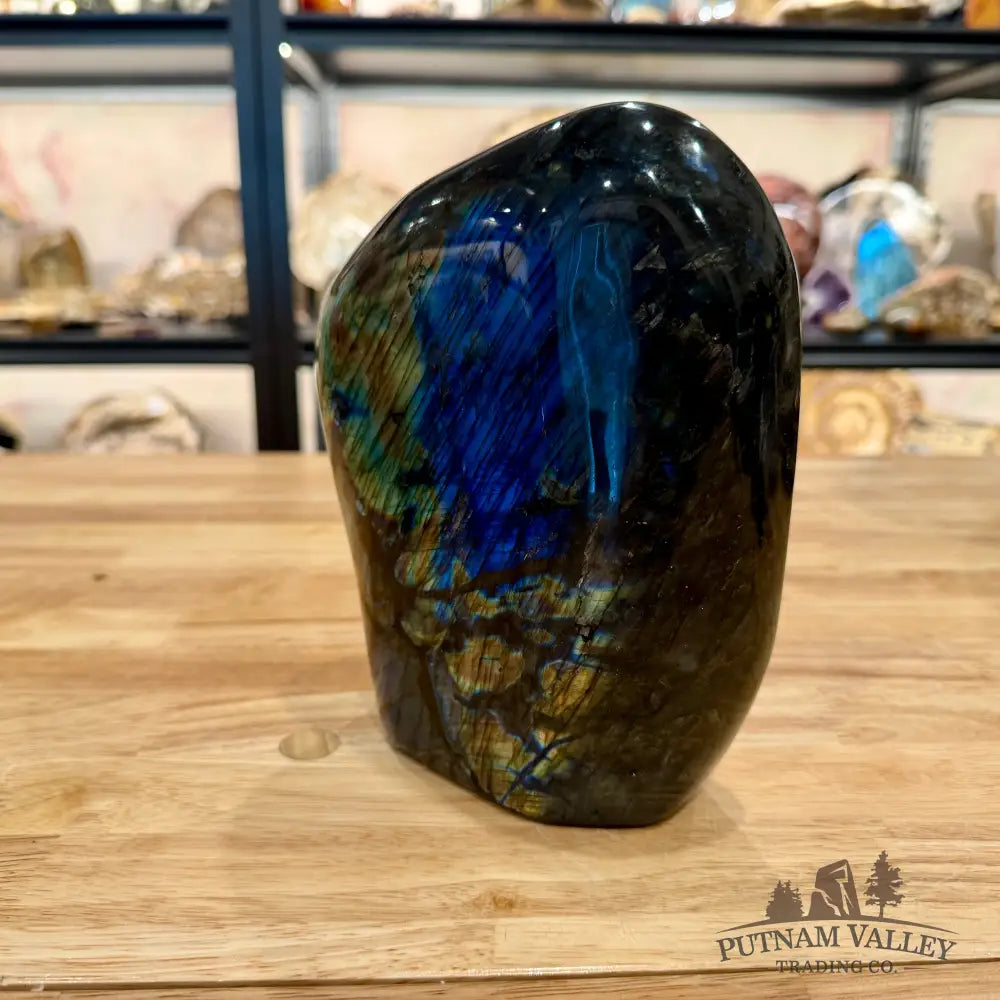 Reserve Rainbow Labradorite Table Accent 7.4’’ - Sculpture