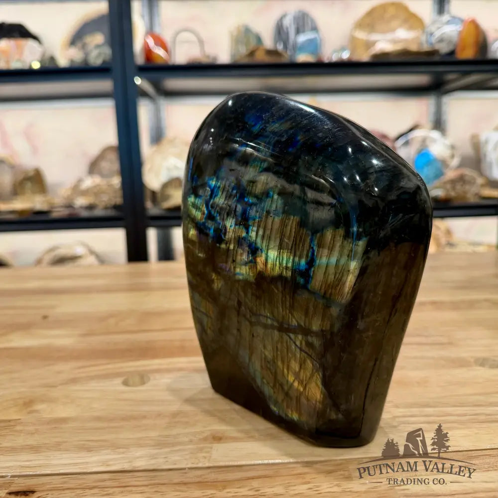 Reserve Rainbow Labradorite Table Accent 7.4’’ - Sculpture