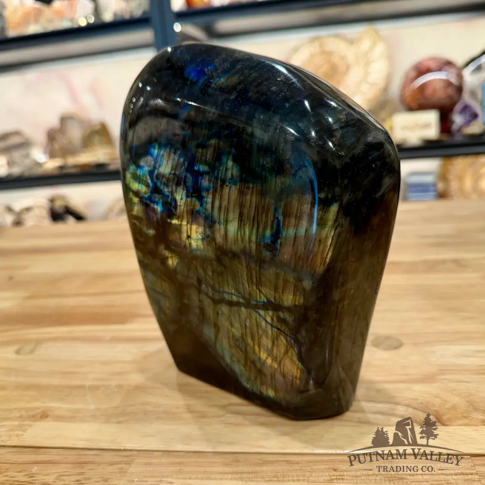 Reserve Rainbow Labradorite Table Accent 7.4’’ - Sculpture