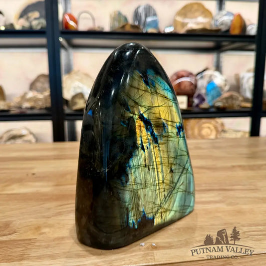 Rainbow Labradorite Table Accent 8.07’’ - Sculpture