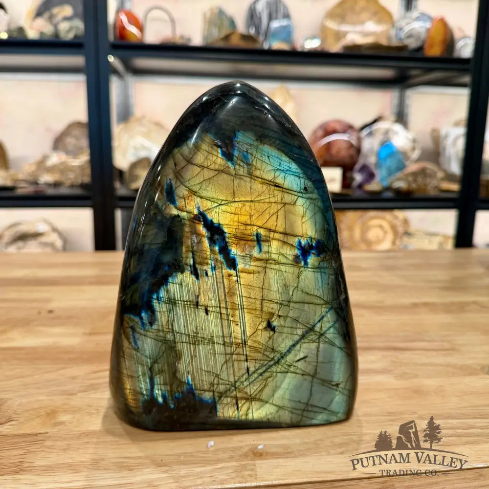Rainbow Labradorite Table Accent 8.07’’ - Sculpture