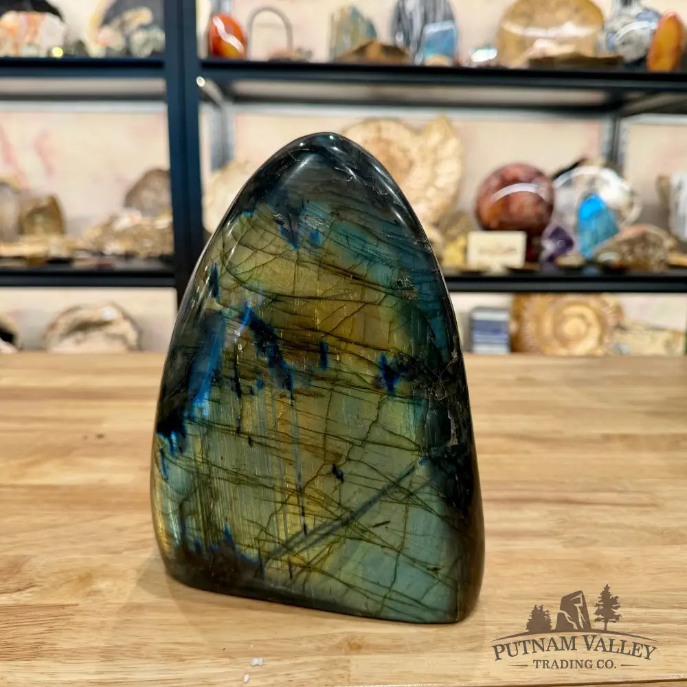 Rainbow Labradorite Table Accent 8.07’’ - Sculpture