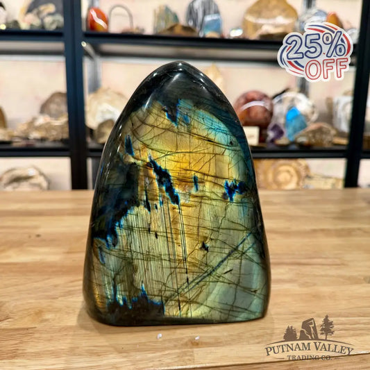Rainbow Labradorite Table Accent 8.07’’ - Sculpture