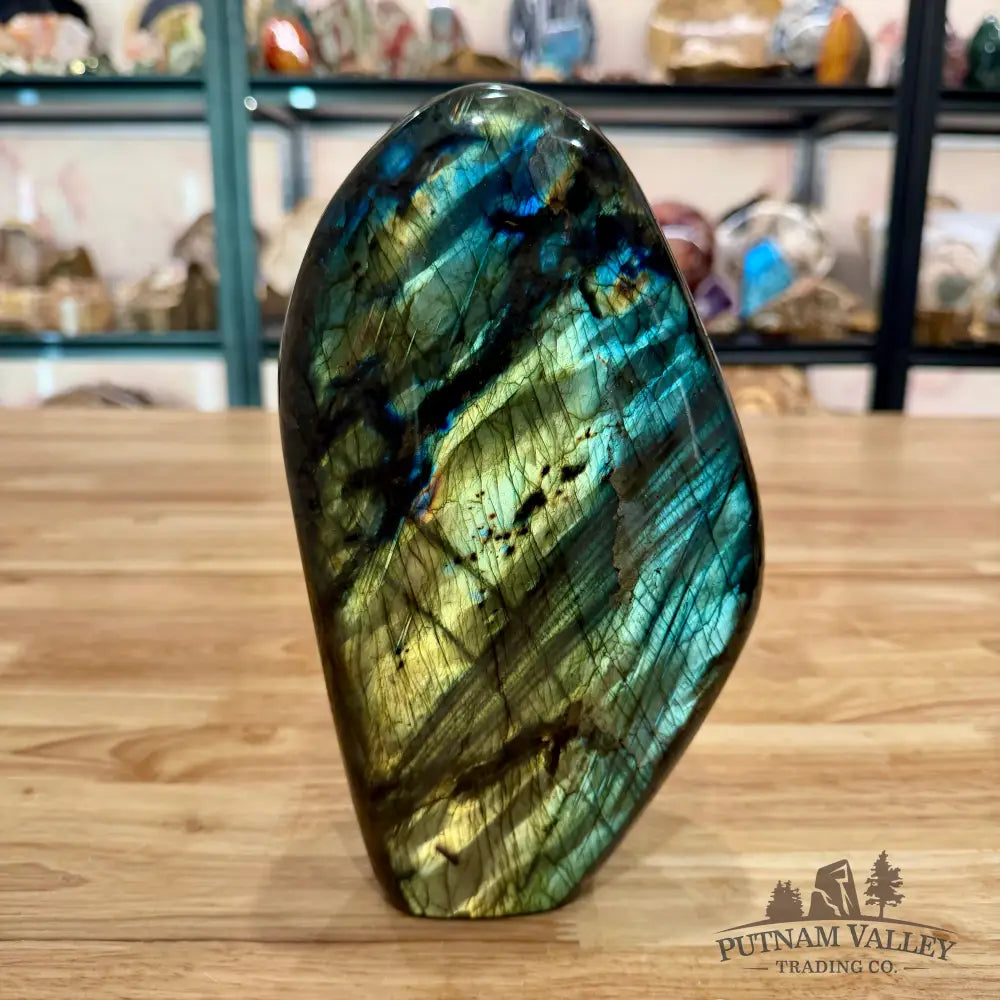 Reserve Rainbow Labradorite Table Accent 8.75’’ - Sculpture
