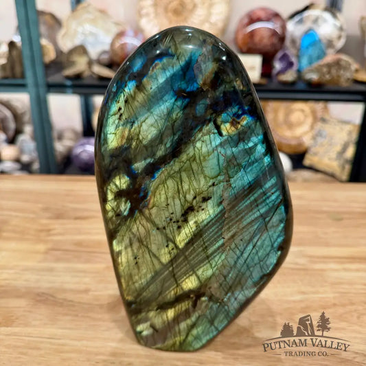 Reserve Rainbow Labradorite Table Accent 8.75’’ - Sculpture