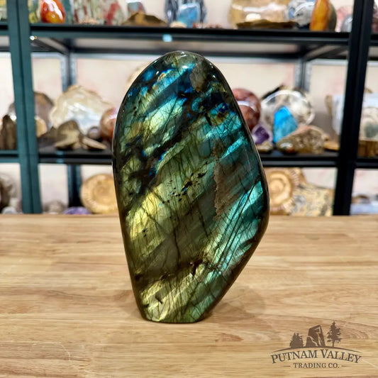 Reserve Rainbow Labradorite Table Accent 8.75’’ - Sculpture