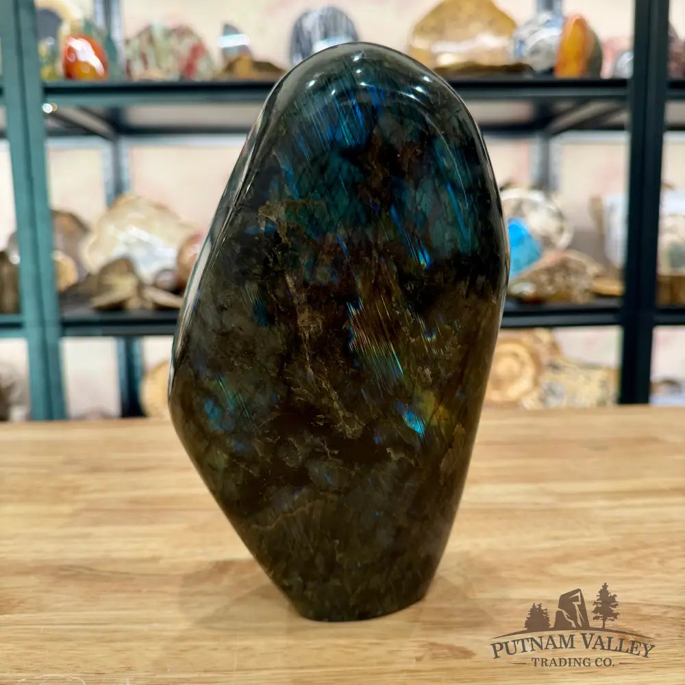 Reserve Rainbow Labradorite Table Accent 8.75’’ - Sculpture