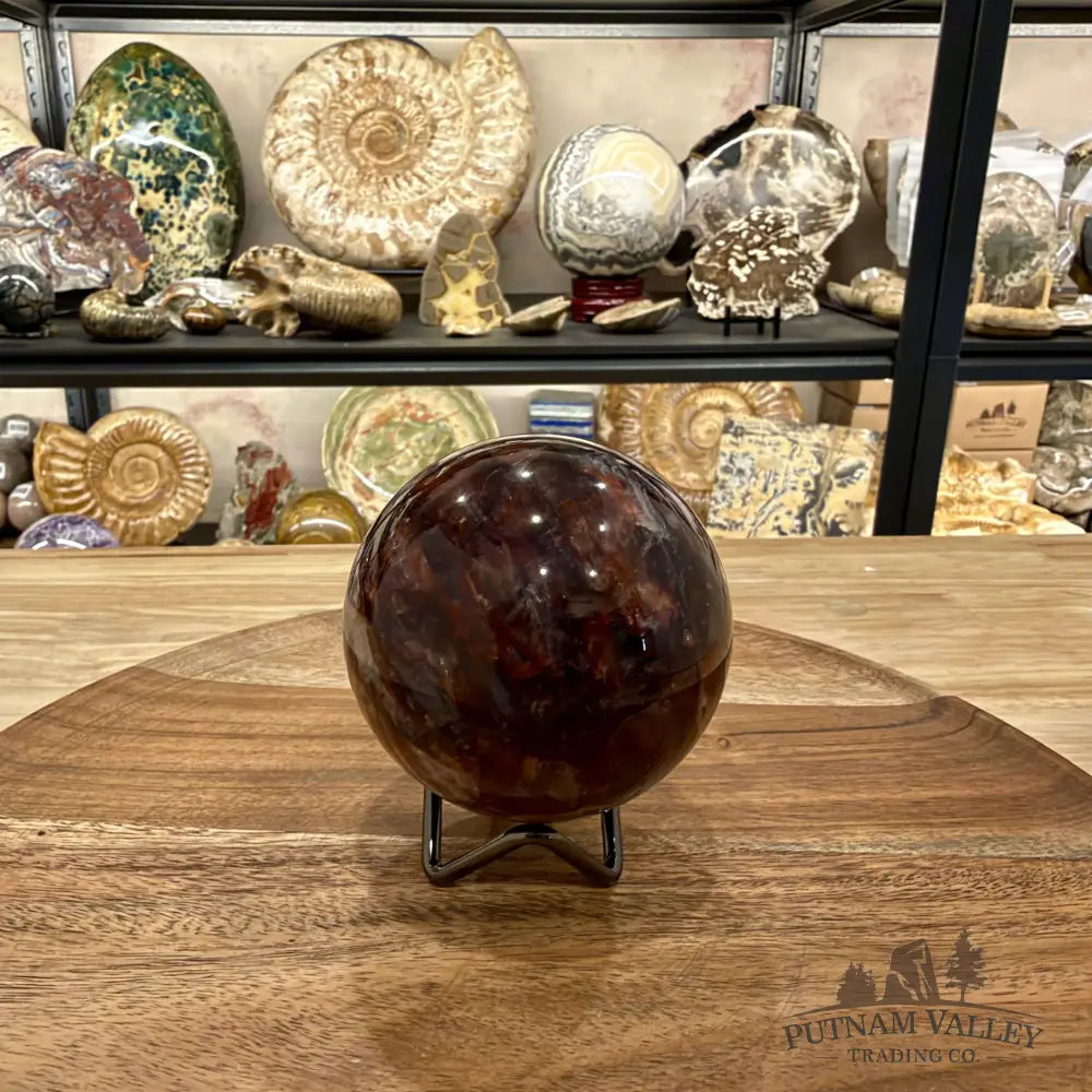 Reserve Red Fire Quartz Sphere 3.05’’ - Sphere