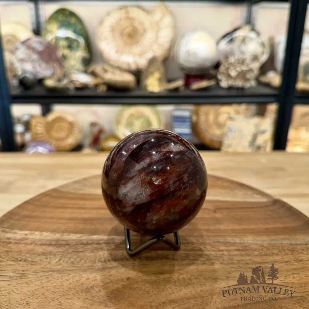 Reserve Red Fire Quartz Sphere 3.05’’ - Sphere