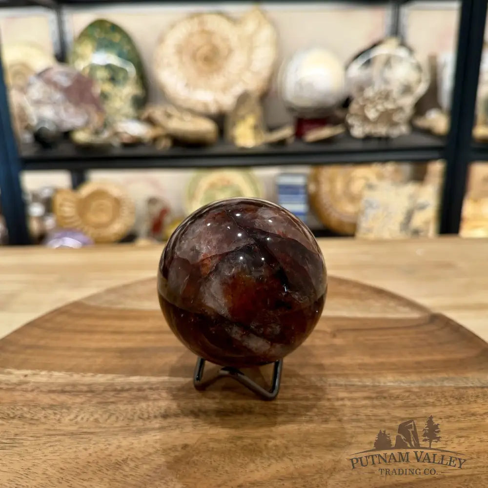 Reserve Red Fire Quartz Sphere 3.05’’ - Sphere