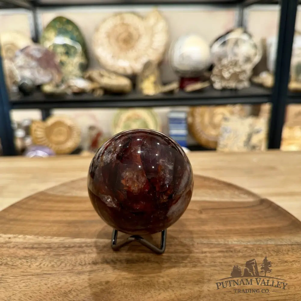 Reserve Red Fire Quartz Sphere 3.05’’ - Sphere