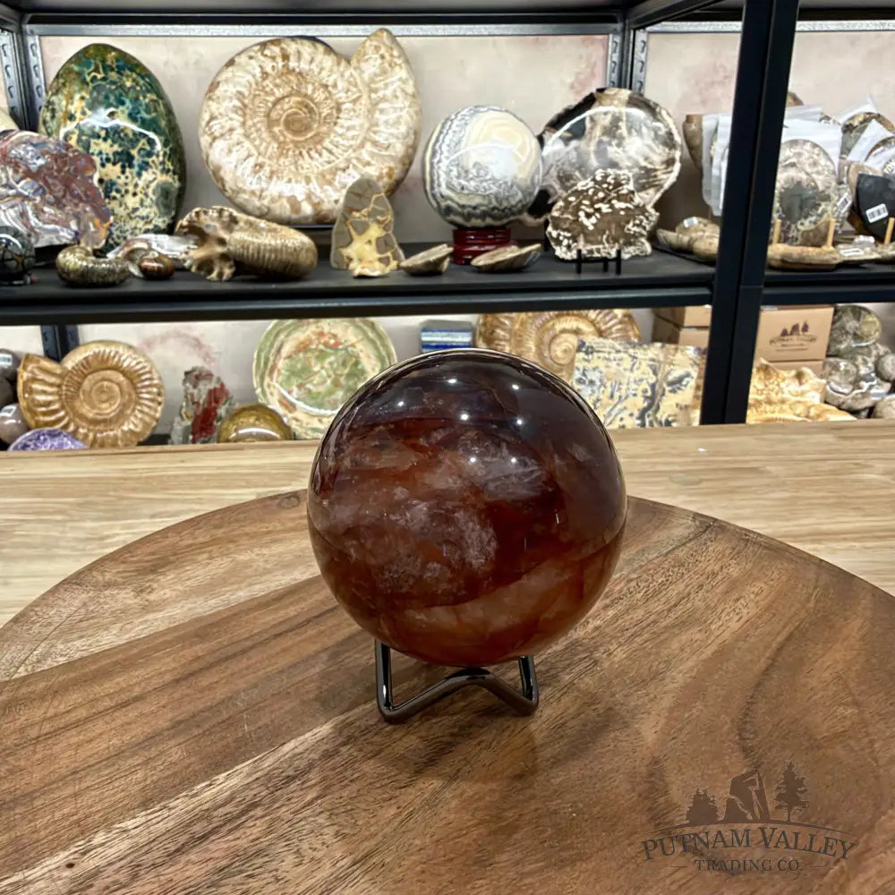 Reserve Red Fire Quartz Sphere 3.09’’ - Sphere