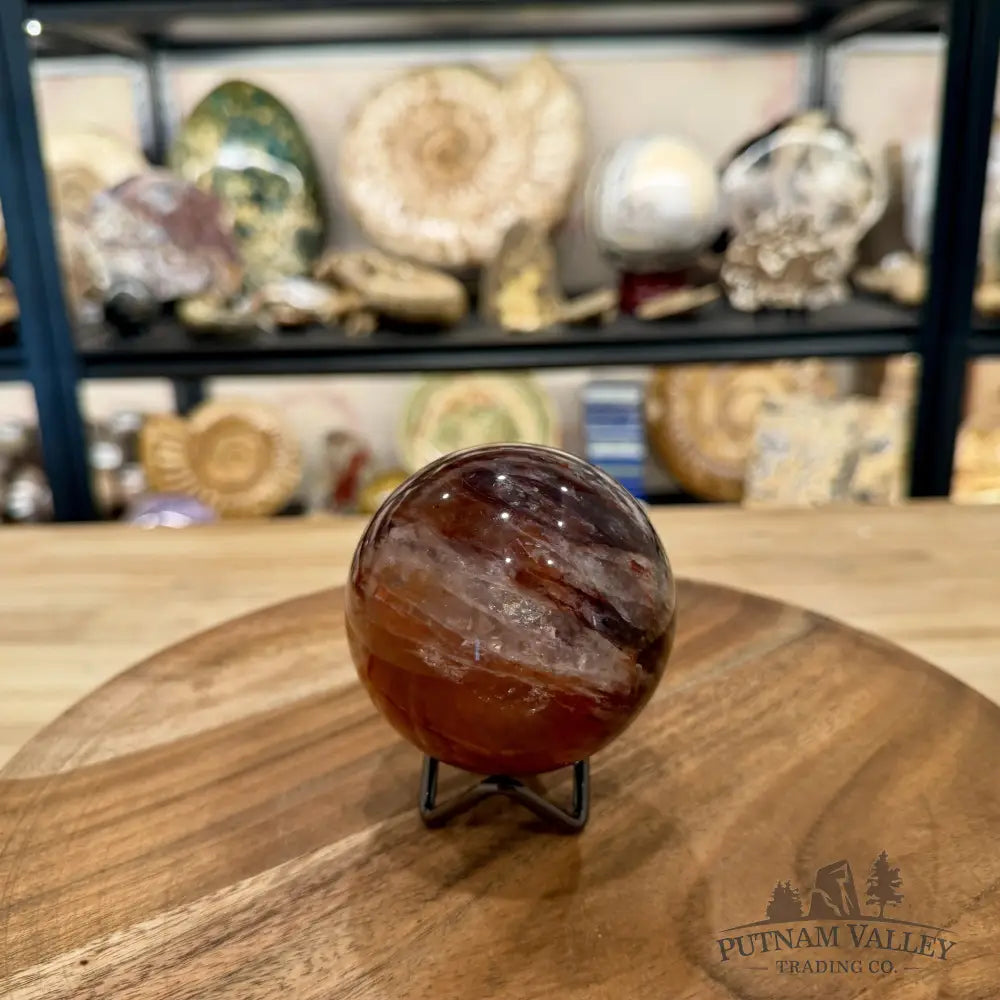Reserve Red Fire Quartz Sphere 3.09’’ - Sphere