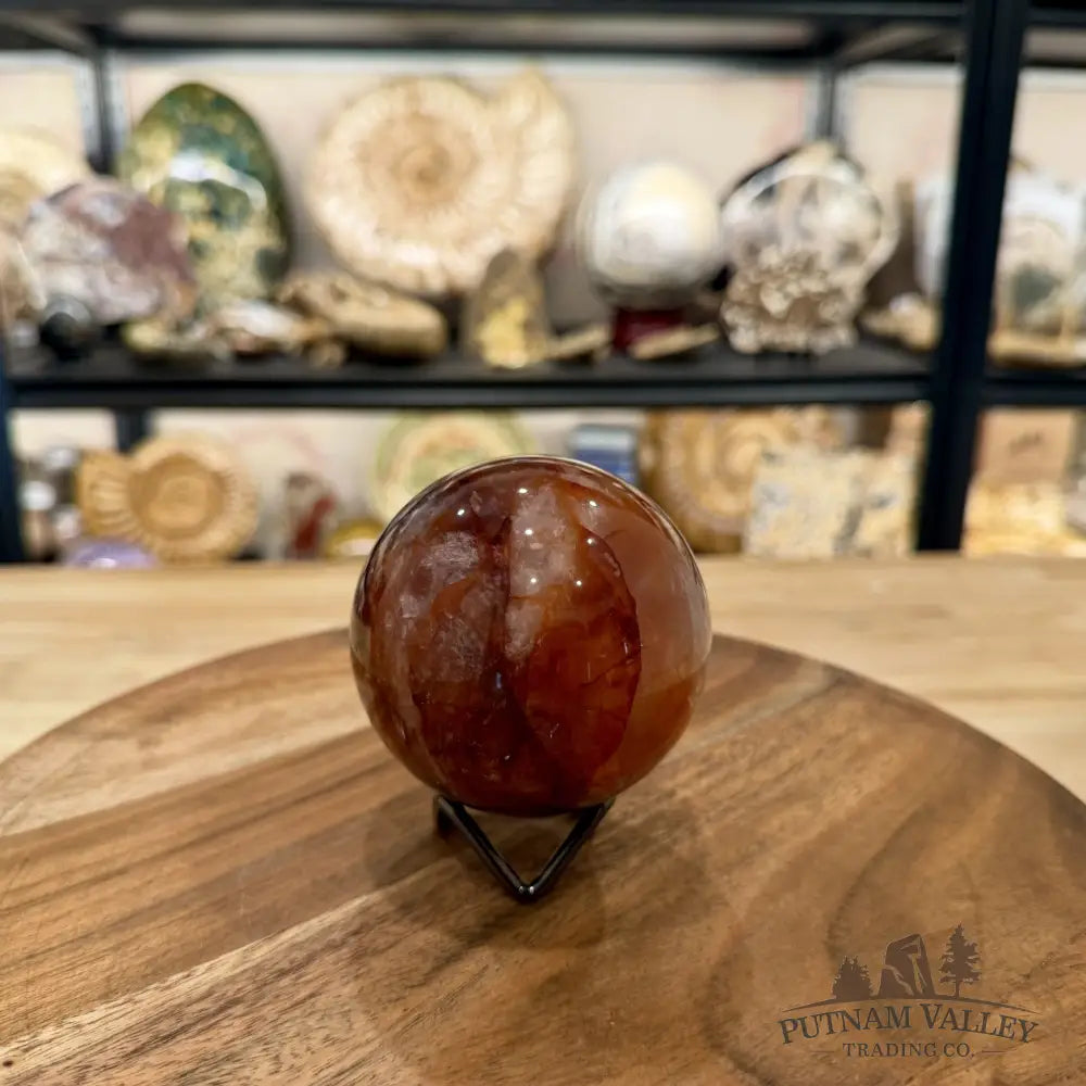 Reserve Red Fire Quartz Sphere 3.09’’ - Sphere
