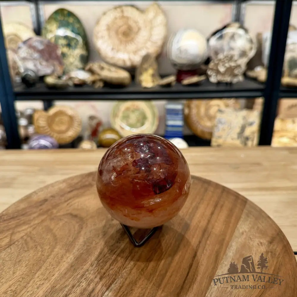 Reserve Red Fire Quartz Sphere 3.24’’ - Sphere
