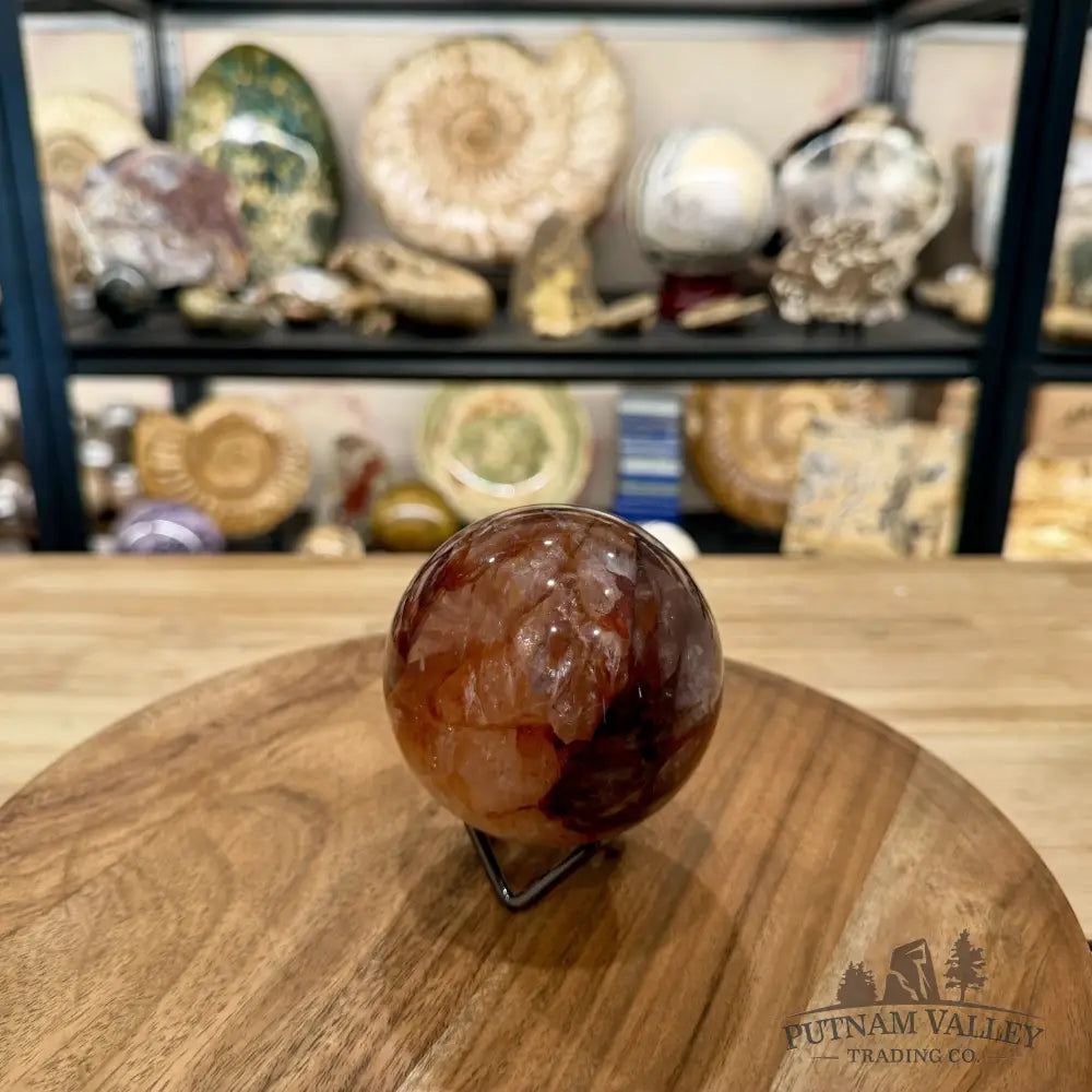 Reserve Red Fire Quartz Sphere 3.24’’ - Sphere