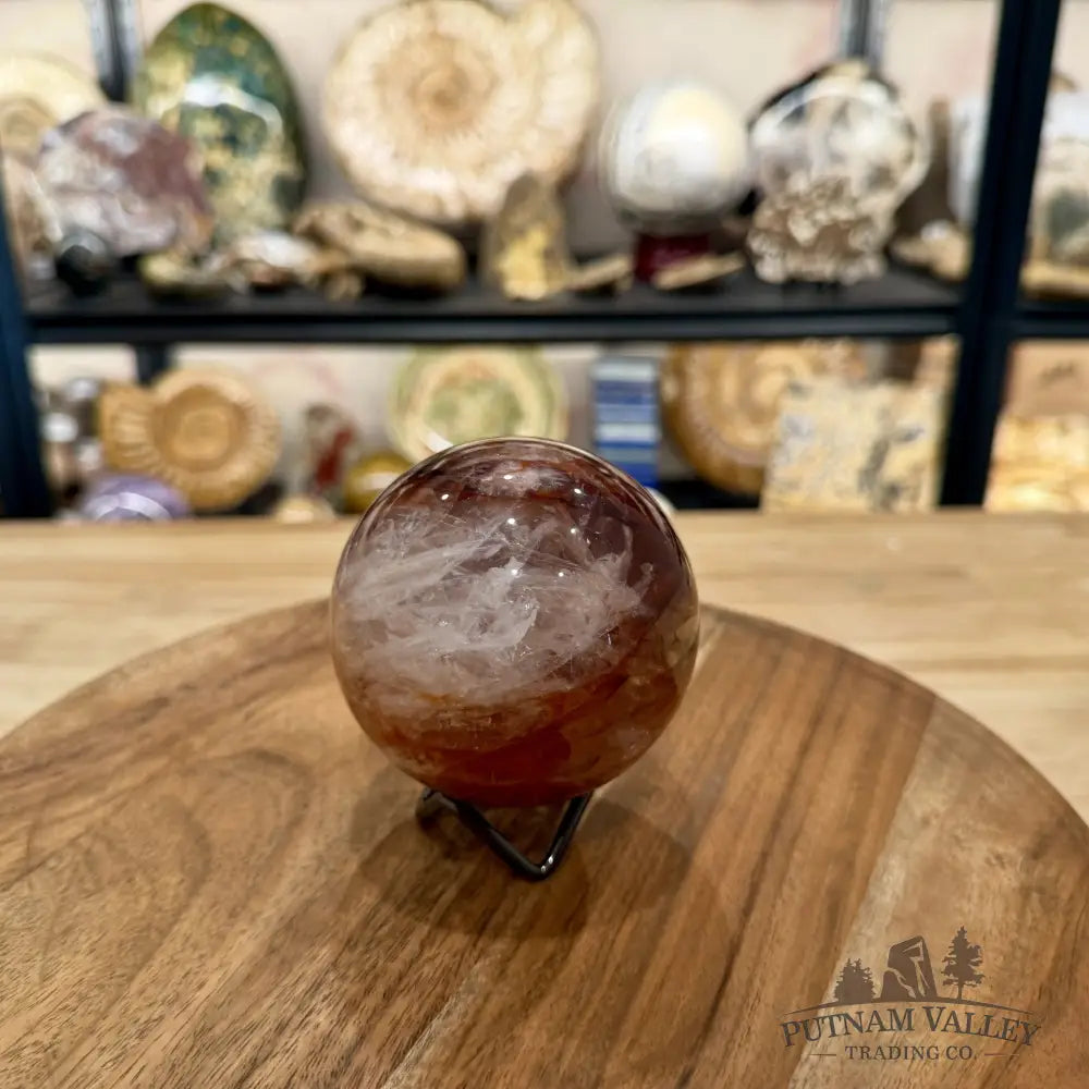 Reserve Red Fire Quartz Sphere 3.24’’ - Sphere