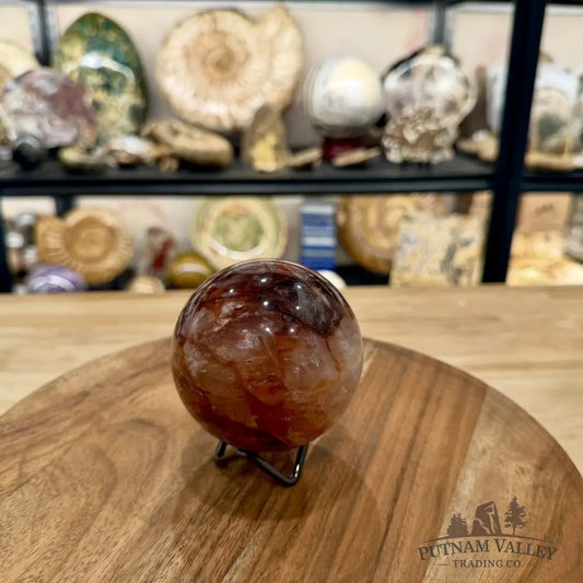 Reserve Red Fire Quartz Sphere 3.24’’ - Sphere
