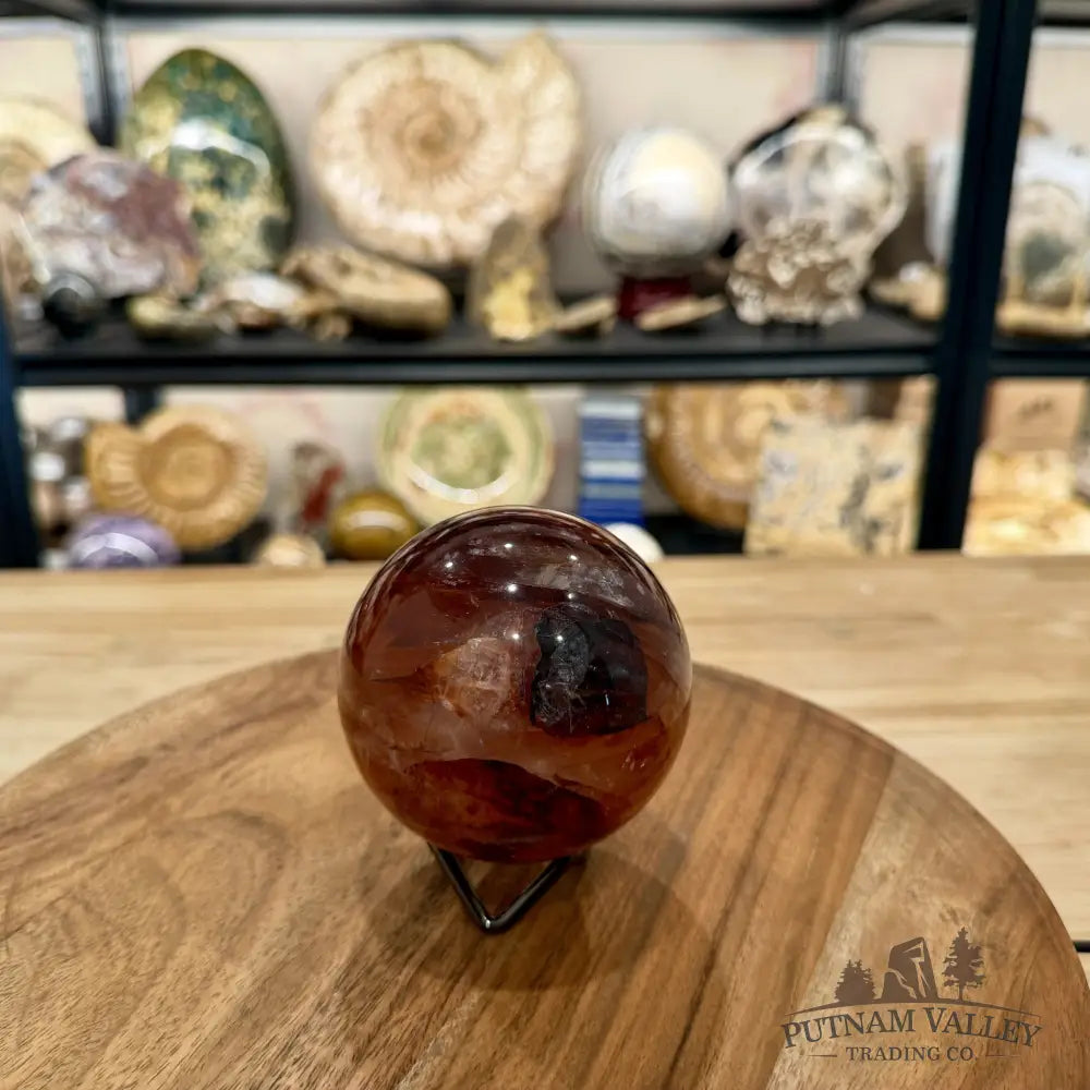 Reserve Red Fire Quartz Sphere 3.24’’ - Sphere