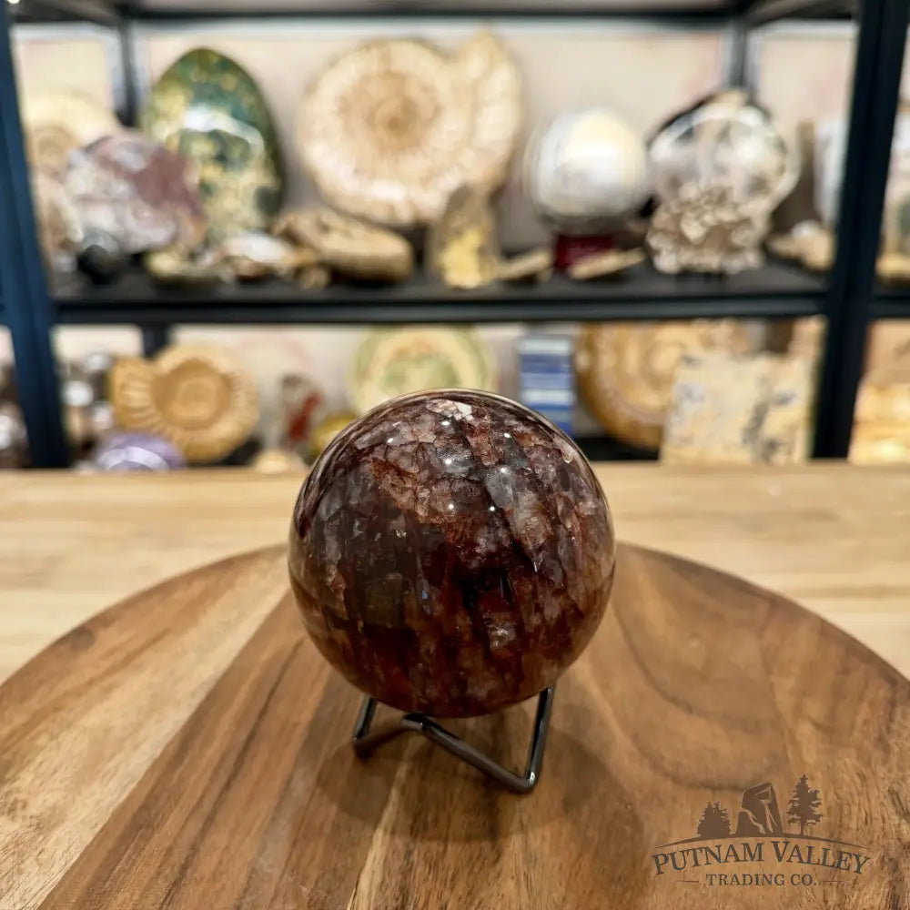Reserve Red Fire Quartz Sphere 3.35’’ - Sphere